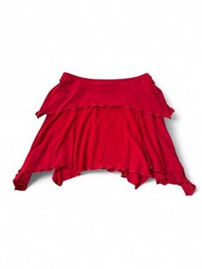 Y2K Red Fairy Handkerchief Skirt